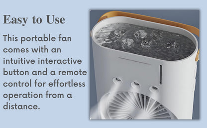 Double Cooling Mini AC FAN™
